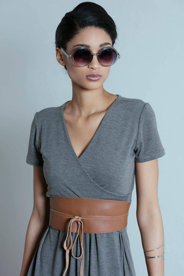 Marique Yssel leather belt plain large to xlarge, Moeitelose Mooi - Online Clothing Boutique