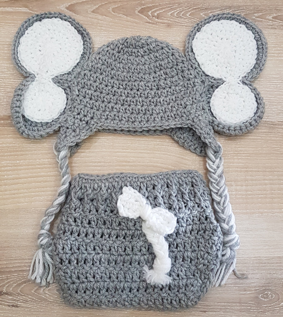 Knitted Elephant set
