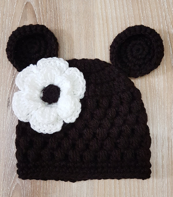Mickey mouse baby knitted hats