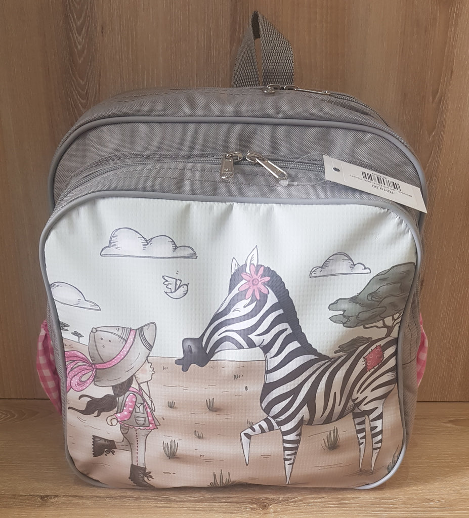 Backpack - Girl with Zebra (Safari Range)