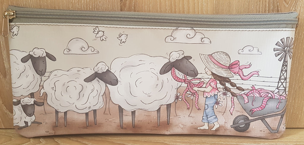 Pencil Bag - Girl with Sheep (Farm Range)