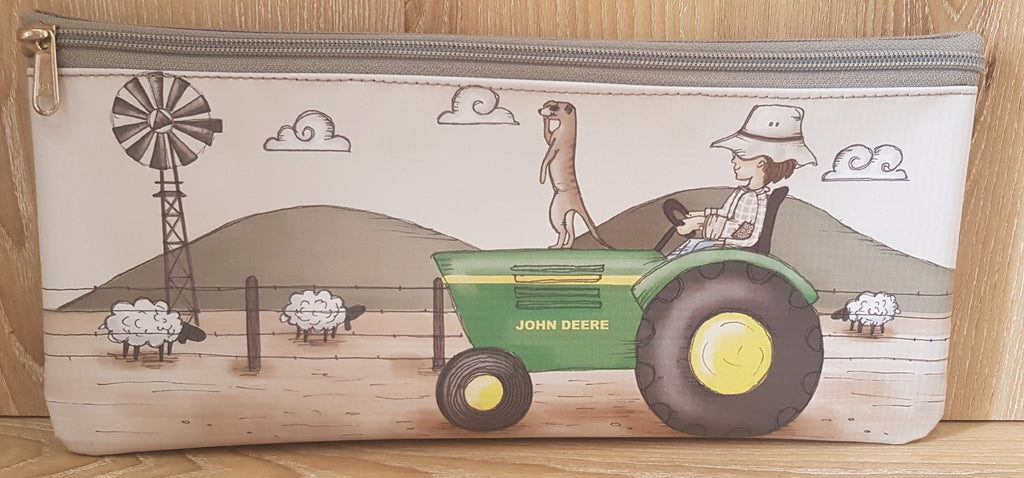 Pencil Bag - Boy with Green Tractor (Farm Range)