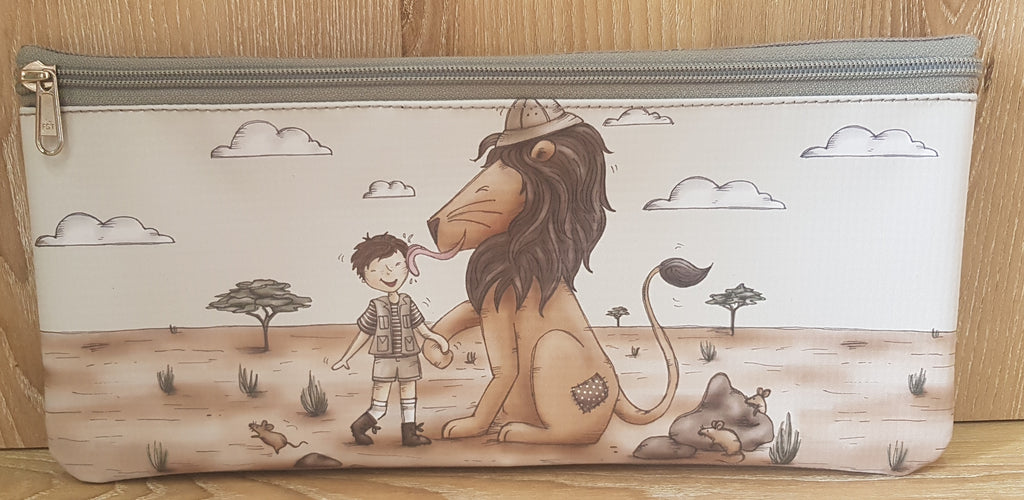 Pencil Bag - Boy with Lion (Safari Range)