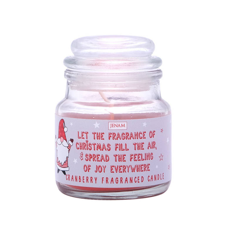 Christmas Candle Cranberry Small
