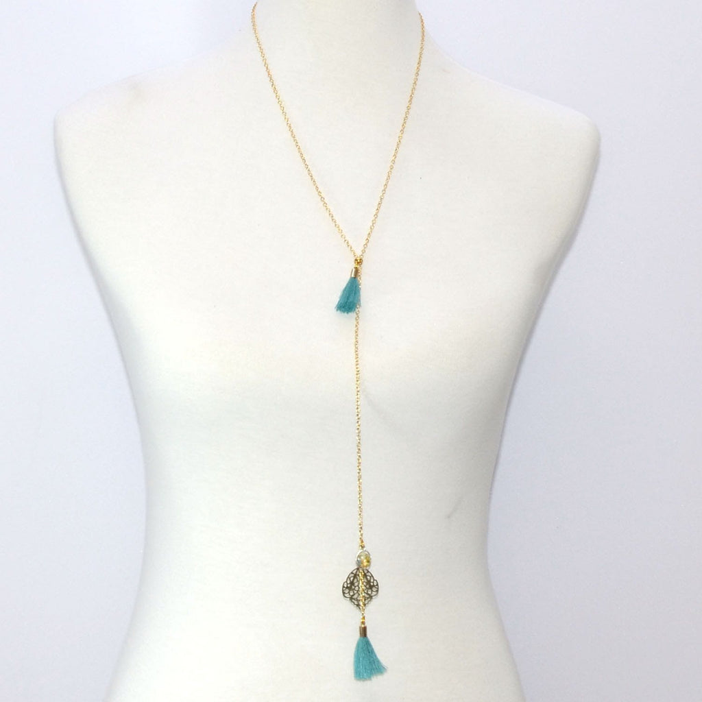 Grace Jewels Gold chain & tassel - Grace Jewels - Moeitelose Mooi - Online Clothing Boutique
