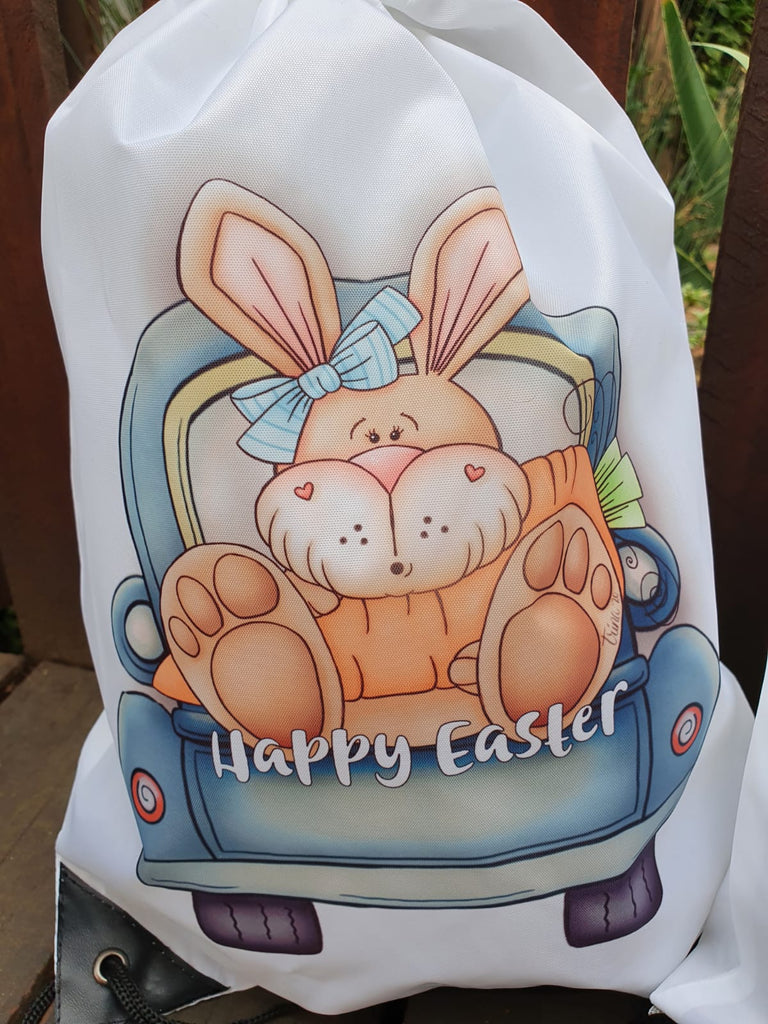 Easter Hunt Backpack - Blue Rabbit