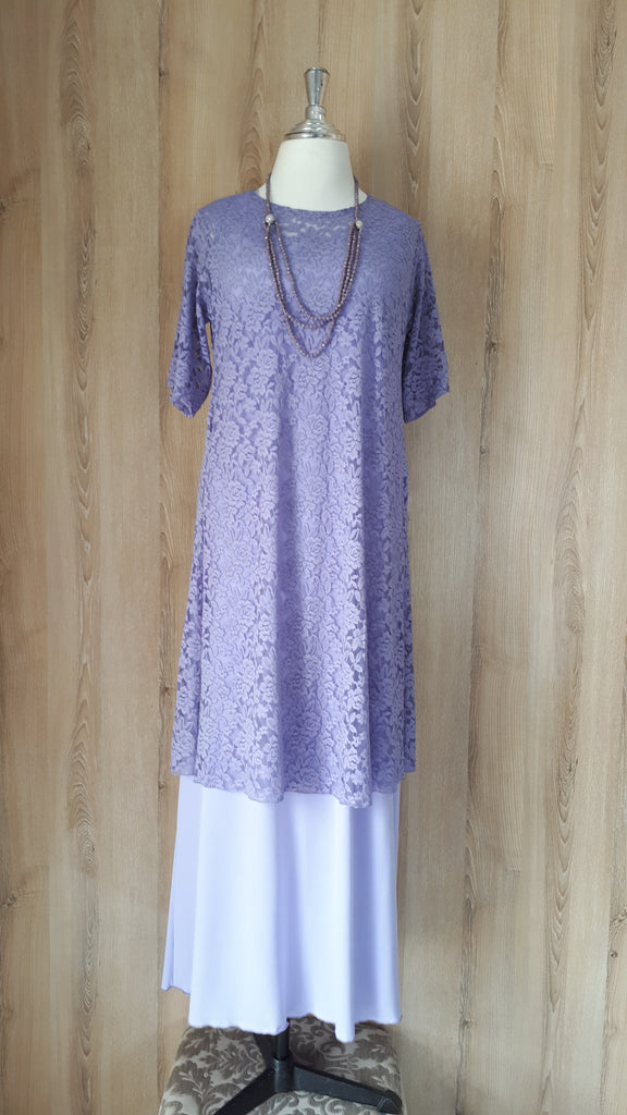 Lilac 2 Piece Dress