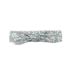 Tied Headband - Grey Melange Floral