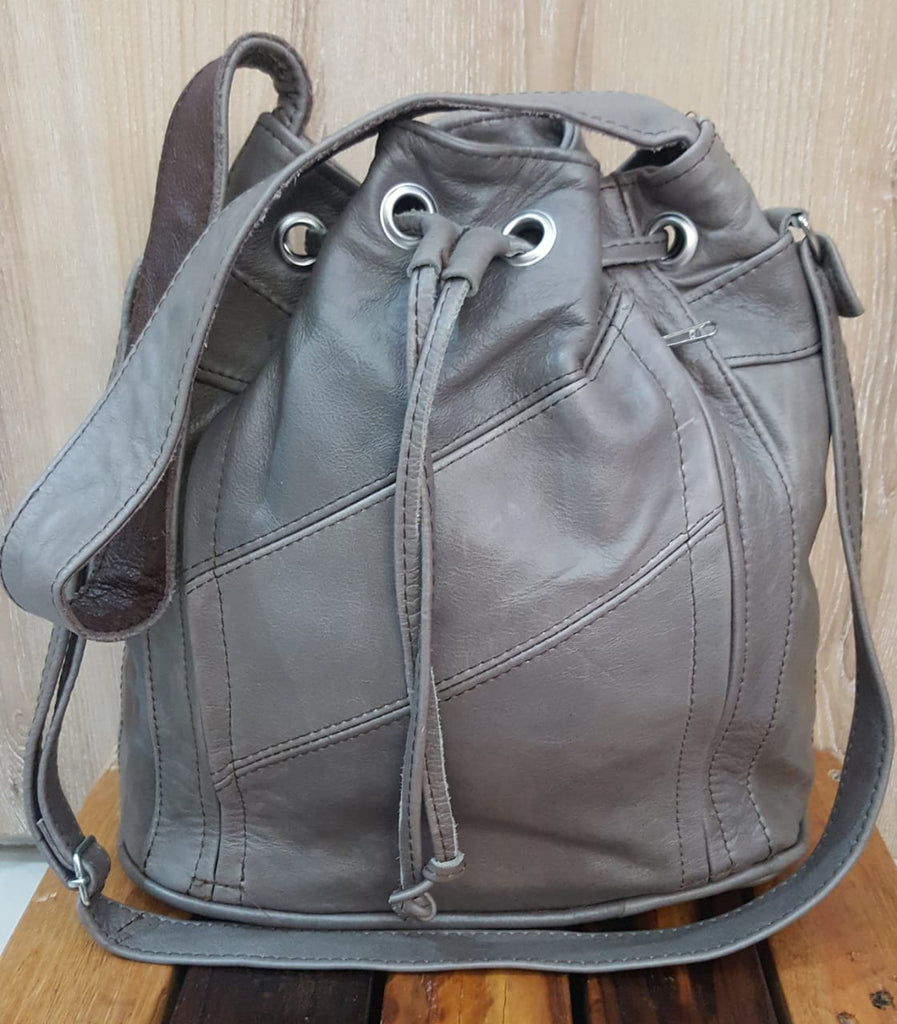 T. Leather Handbag, Rope
