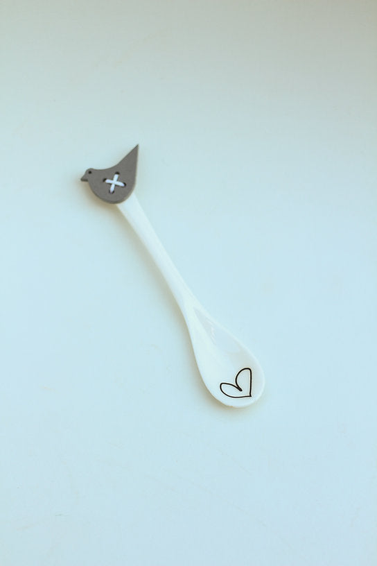Ceramic Spoon - Heart